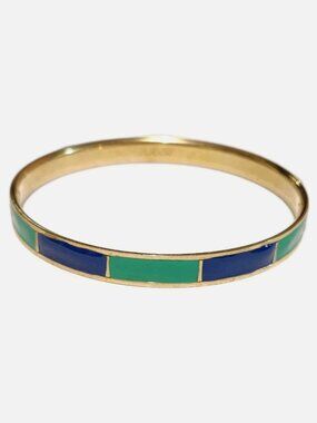 J. Crew Blue & Green Enamel Bangle